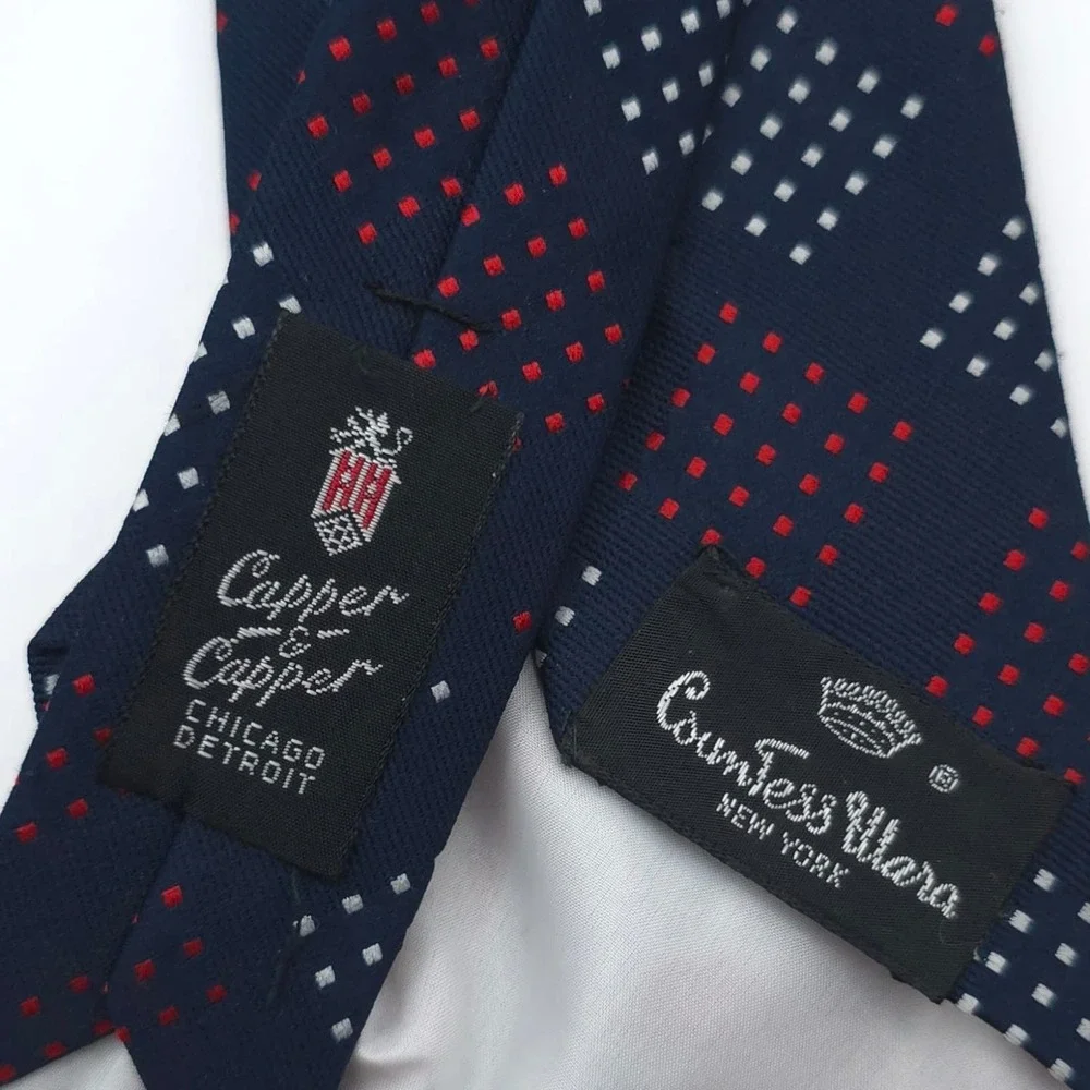 Vintage COUNTESS MARA NEW YORK Crown Neckties LOT OF 4 Capper & Capper St. Croix